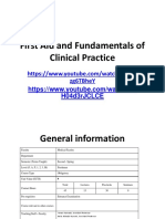 First Aid Fundamentals Clinical Practice