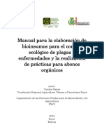 Manual Bioinsumos - Para la Agricultura Urbana y Perirurbana de Sucre, Bolivia