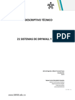 Descriptivo Tecnico - 21 - Sistemas de Drywall y Yesos - WSC