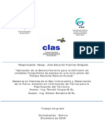 Aplicación de La Geomorfometria CLAS