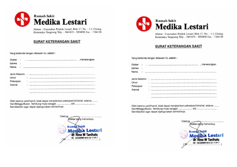 Surat Dokter