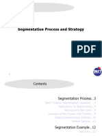 Segmentation Process and Strategy