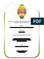 Impacto de Los Precios Del Petróleo en La Inflacion de Honduras (Periodo 2000-2017)