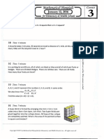 M.O.E.M.S Practice Packet 2016 Division E Contest 3 Problems With Solutions and Answers