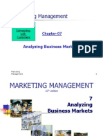 Marketing Management: Analyzing Business Markets