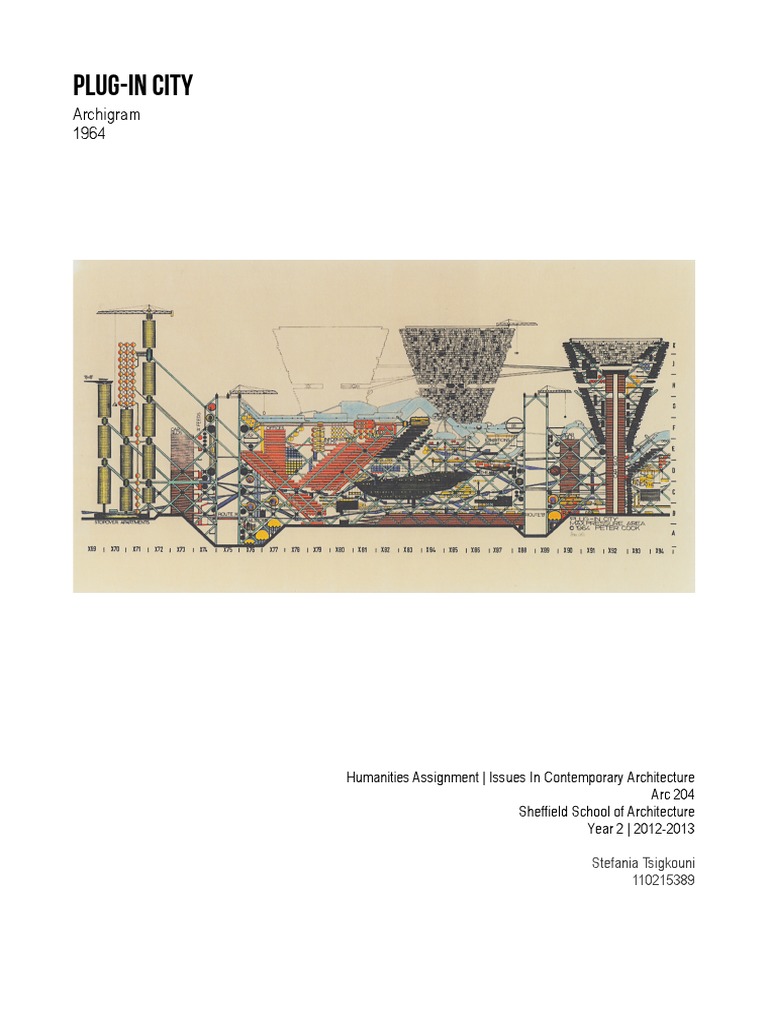 Plug In City Archigram Sustainability Plug In Hybrid