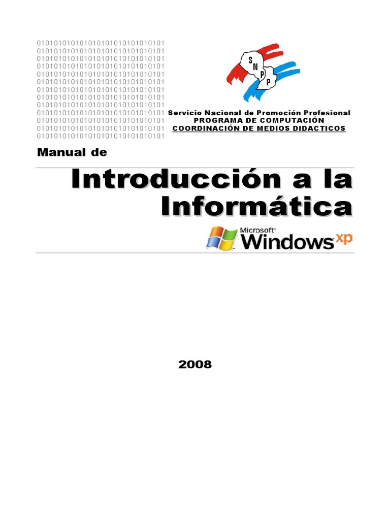 Manual de Informática SNPP 2008 | PDF | Periférico | Computadoras ...