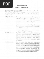 Informe Acuerdo de Fusión PDF