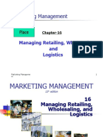 Retailing, Wholesaling and Logistics