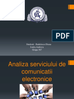 Analiza Serviciilor de Telefonie