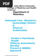 Obstetric History Taking Format | PDF | Pregnancy | Childbirth