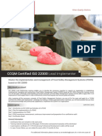 Iso 22000 Lead Implementer 1page CCQM