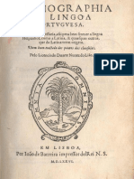 Duarte Nunes de Leão. Ortografia. 1576