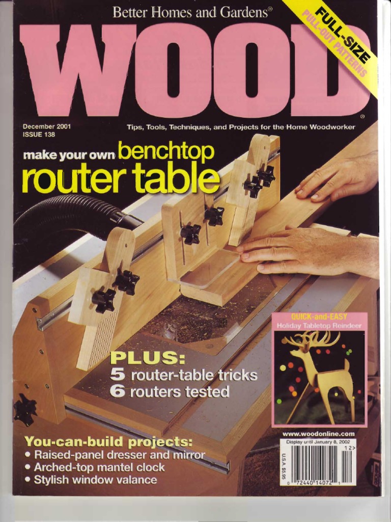 Wood Magazine 138 2001 PDF PDF Industries Business