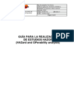 Guía para La Realización de Estudios HAZOP