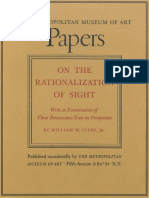 Ivins (1938) - On The Rationalization of Sight, With and Examination of Three Renaissance Texts On Perspective A