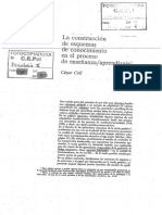 4 - Coll - La Construccion de Esquemas de Conocimiento en El Proceso de Ense+ Anza Aprendizaje