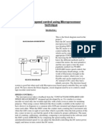 DC Motor Speed Control Using Microprocessor Technique: Intoduction