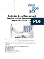 Radiation Dose Management Service Market Comprehensive Insights by 2028 - 2025