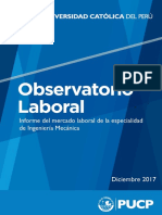 Informe Del Mercado Laboral de Ingeniería Mecánica