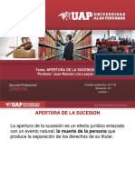 D. Sucesiones Apertura de La Sucesion