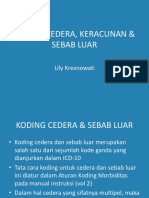 Koding Cedera, Keracunan Sebab Luar