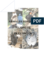 Animales Peruanos en Peligro de Extincion