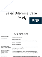 Sales Dilemma Case Study