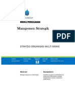 Modul Pertemuan Ke 12 (Online) MK - Manajemen Strategik (PP)