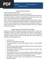 Guião do projecto História 11º 