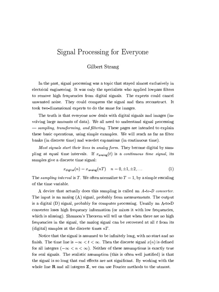 Everyone Dsp Pdf
