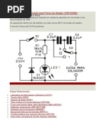 Bancada Para Ferro de Soldar