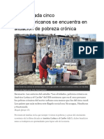 La Pobreza en Bolivia