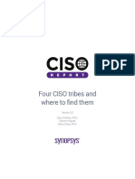 Four Ciso Tribes and Where To Find Them: Gary Mcgraw, Ph.D. Sammy Migues Brian Chess, PH.D