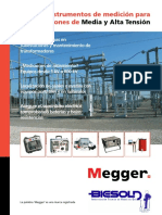 Catalogo Equipos Megger Energia PDF