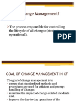 Change Management in KF