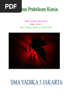 Download Laporan Kimia Laju Reaksi Pengaruh Konsentrasi by Karlina AidenFishy  SN38120579 doc pdf