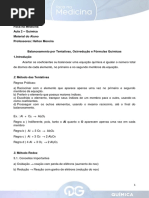 Aula 2 - F.M. - Quimica - Helton Moreira - Balanceamento Por Tentativas, Oxirreducao e Formulas Quimicas