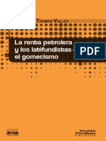 La Renta Petrolera y Los Latifundistas Durante El Gomecismo PDF