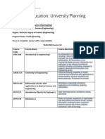 University Reserch Worksheet