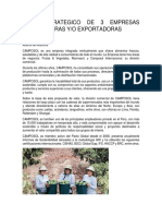 Plan Estrategico de 3 Empresas Importadoras y Exportadoras