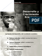 Desarrollo y Crecimiento Economico