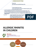 Managing Allergic Rhinitis in Children