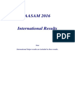 Aasam16 Results - International v2.1 0 PDF