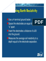 Measuring Earth Resistivity Measuring Earth Resistivity