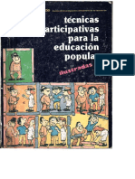 Cide Tecnicas Participativas Para La Educacion Popular Ilustradas 1