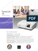 Powerlite 78: Multimedia Projector