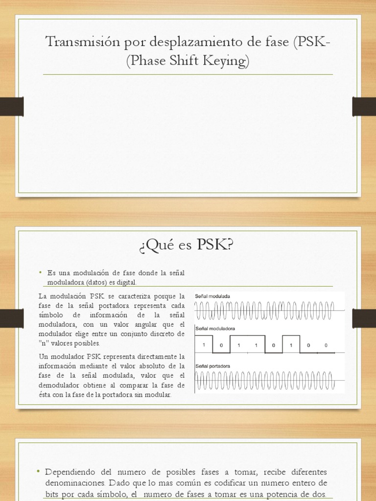 Introducción a la Modulación PSK | PDF | Datos de computadora ...