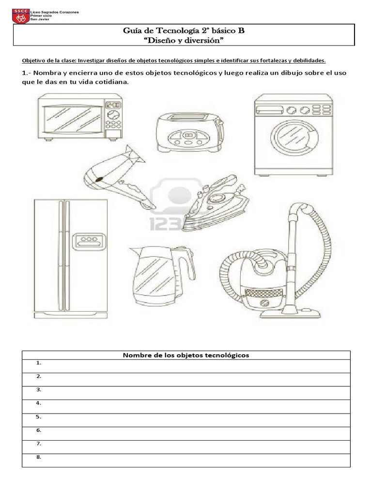 Guía de Tecnología 2° básico B “Diseño y diversión”