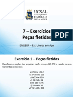 7 - Exercícios - Peças Fletidas - v01 PDF